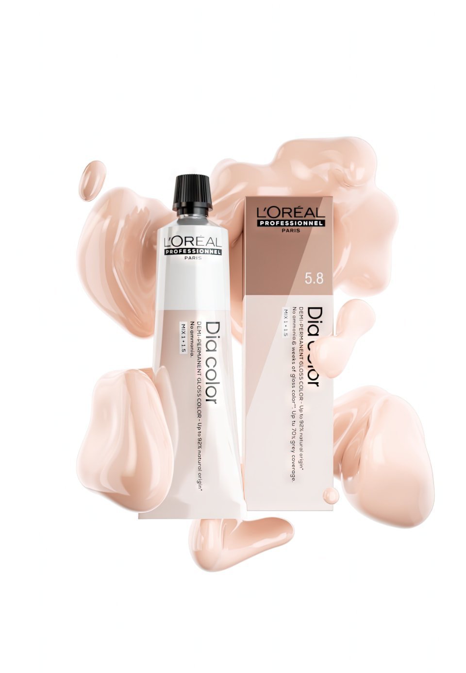 Hair color developers by L'Oréal Professionnel made for use in salons