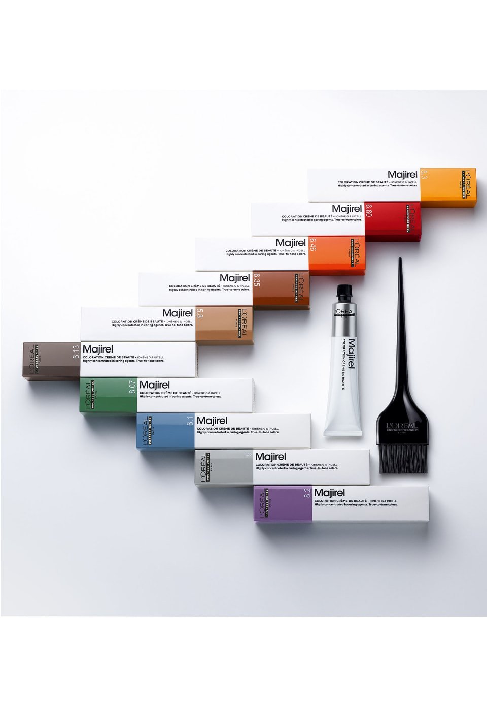 Hair color developers by L'Oréal Professionnel made for use in salons