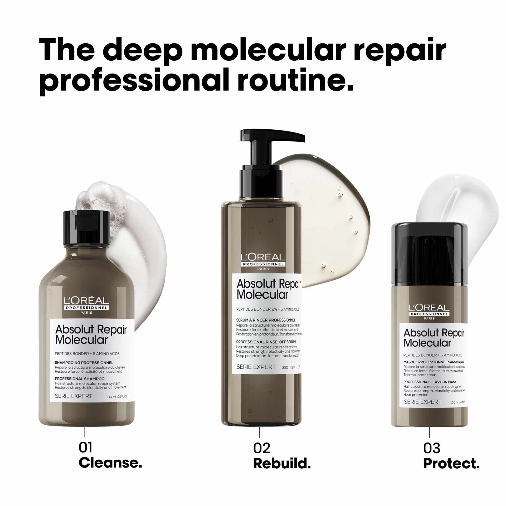 ARM professional hair care routine