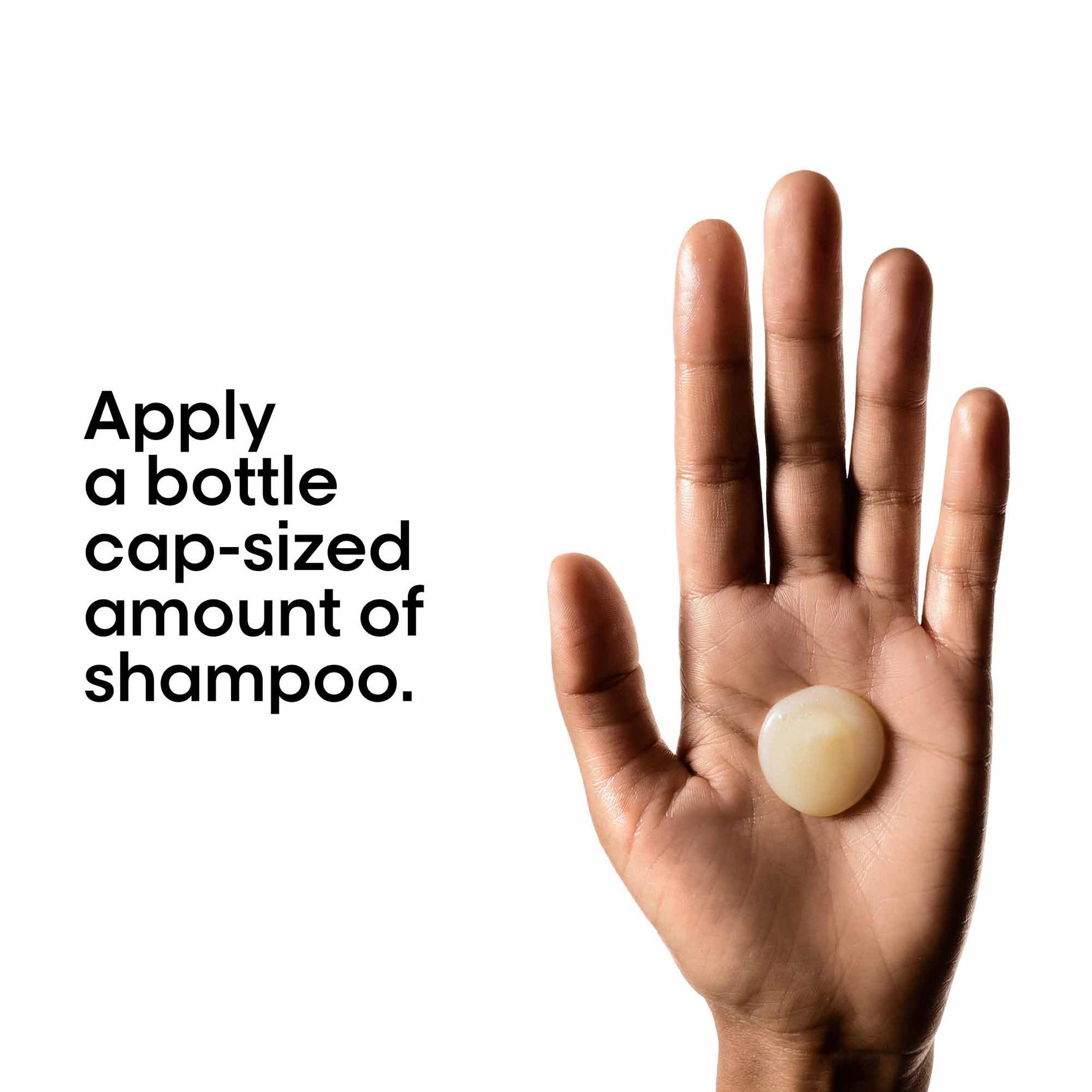 Absolut Repair Shampoo application