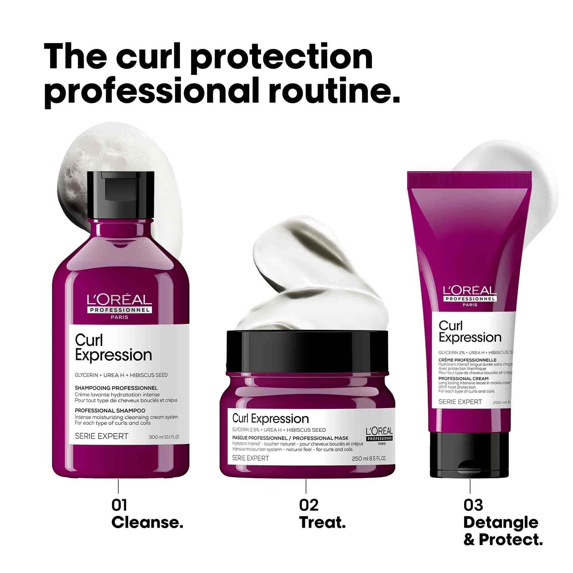 Curl Expression Curly Hair Routine with Mask