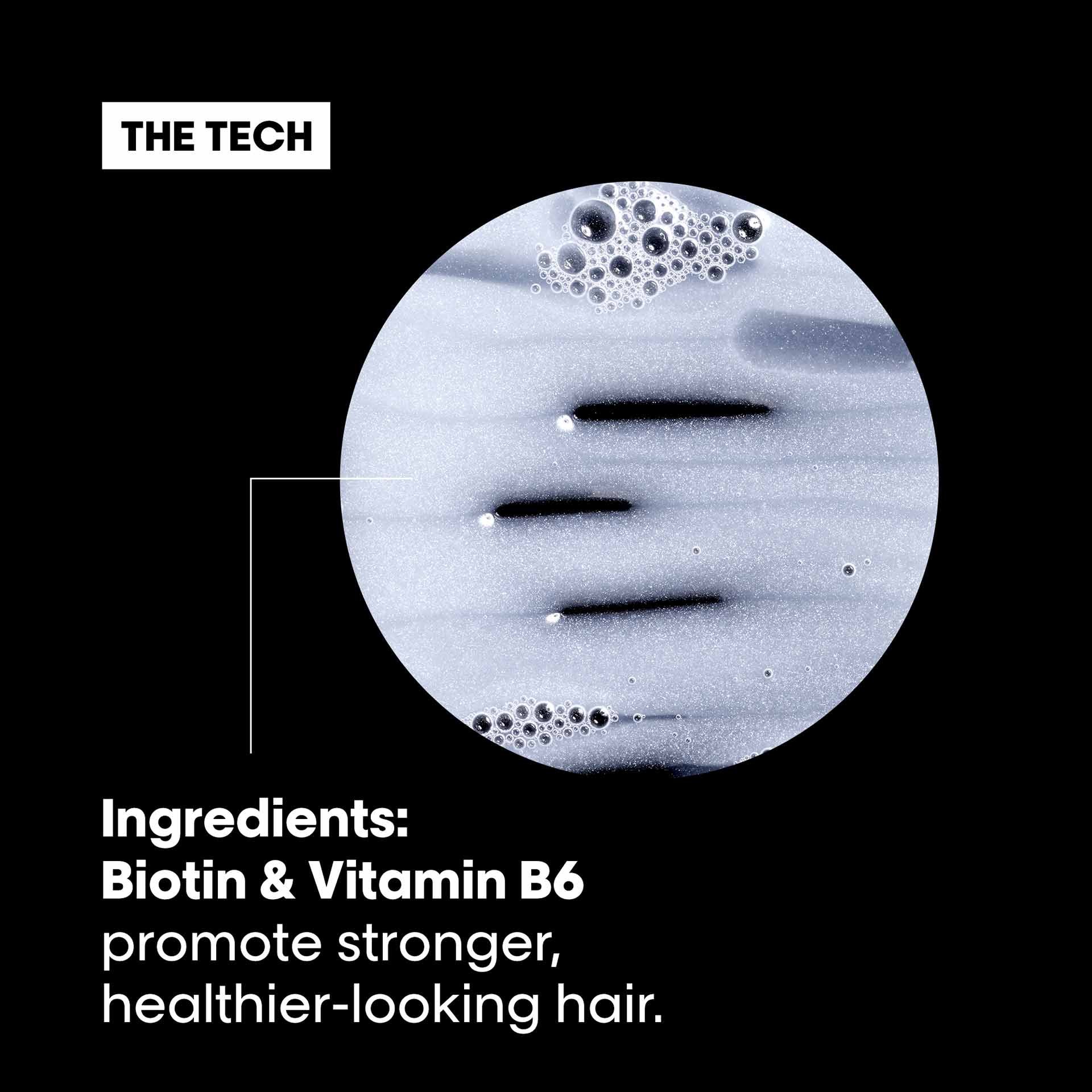 Infused with Vitamin B6  Biotin