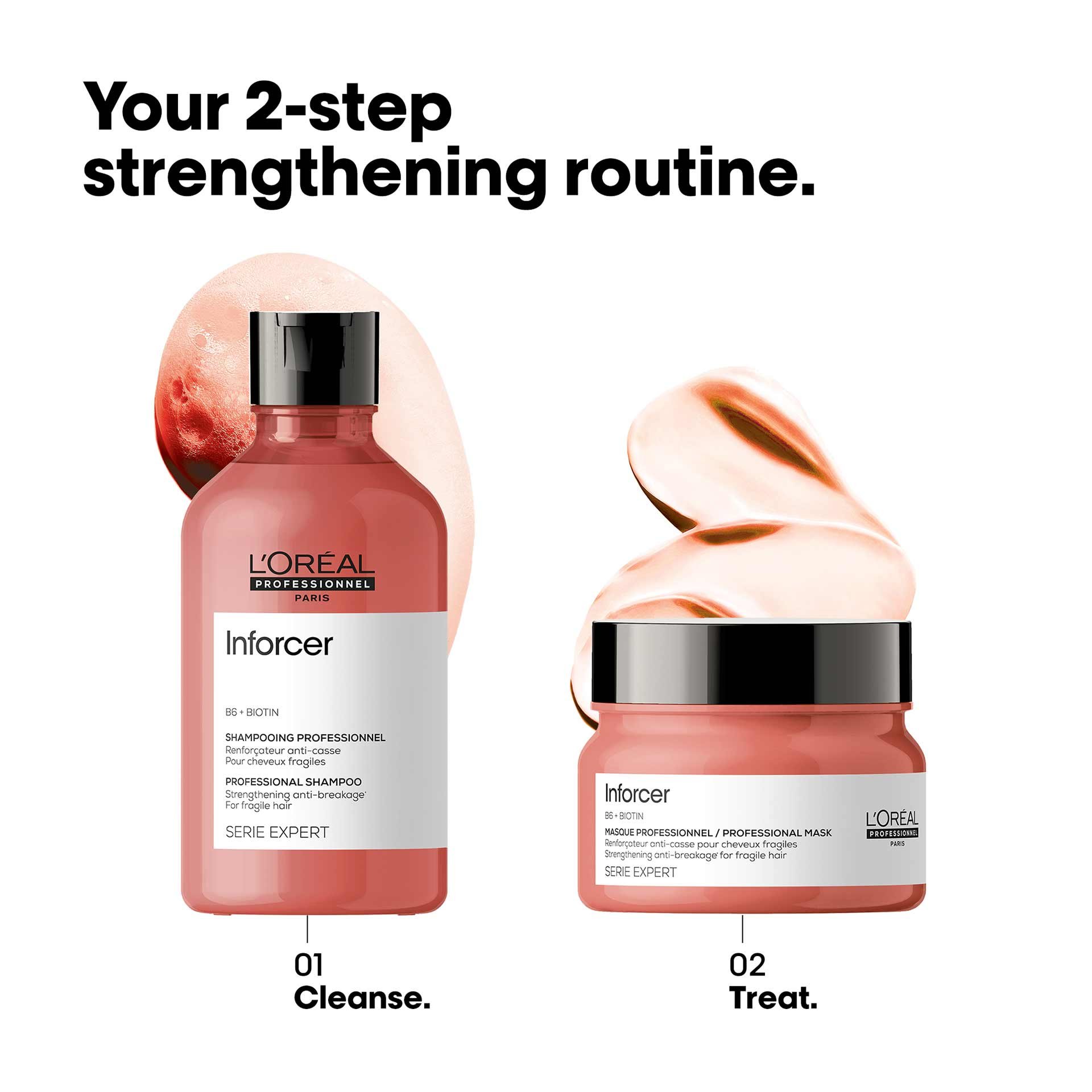 Inforcer routine for hair breakage