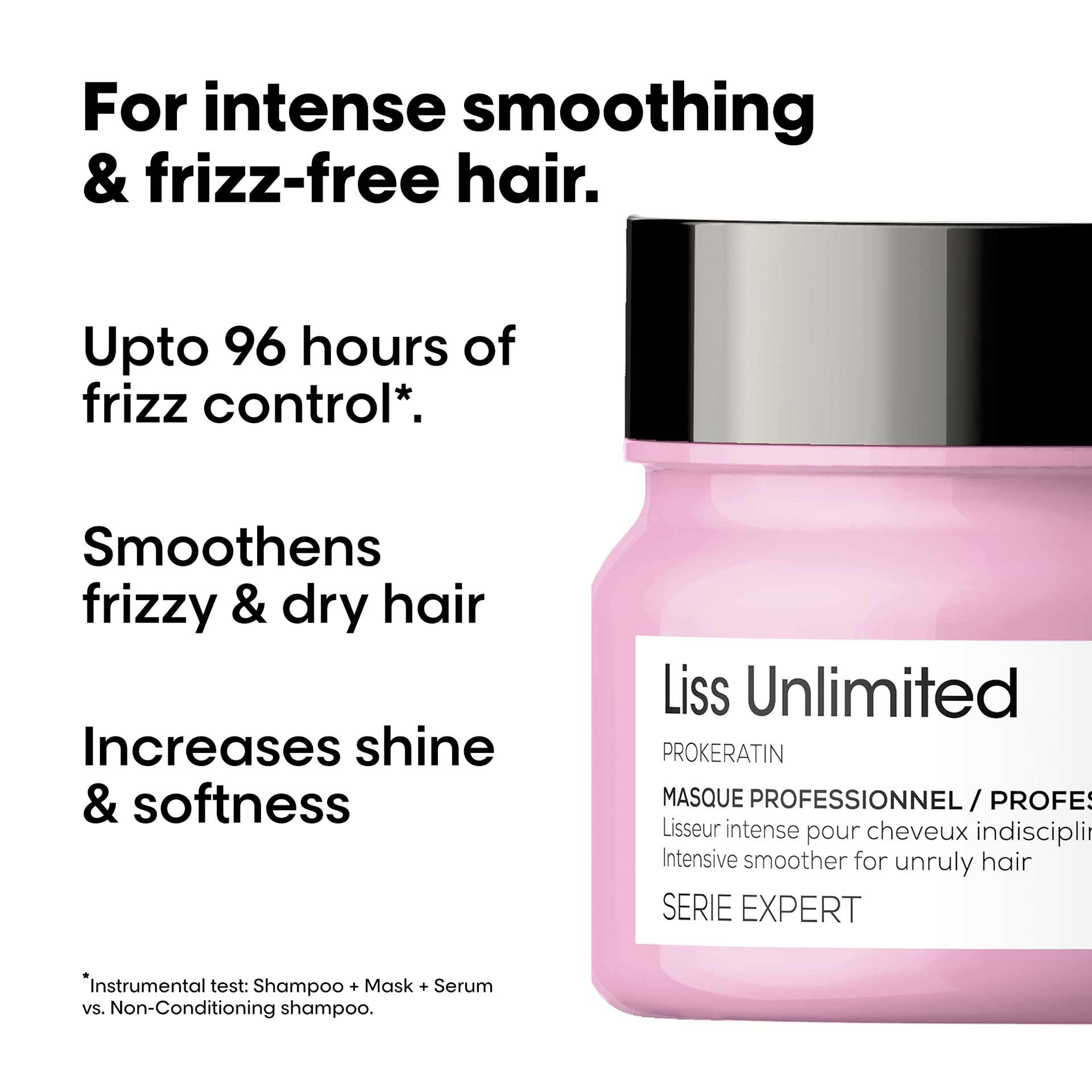 Frizz-free hair with Liss unlimited