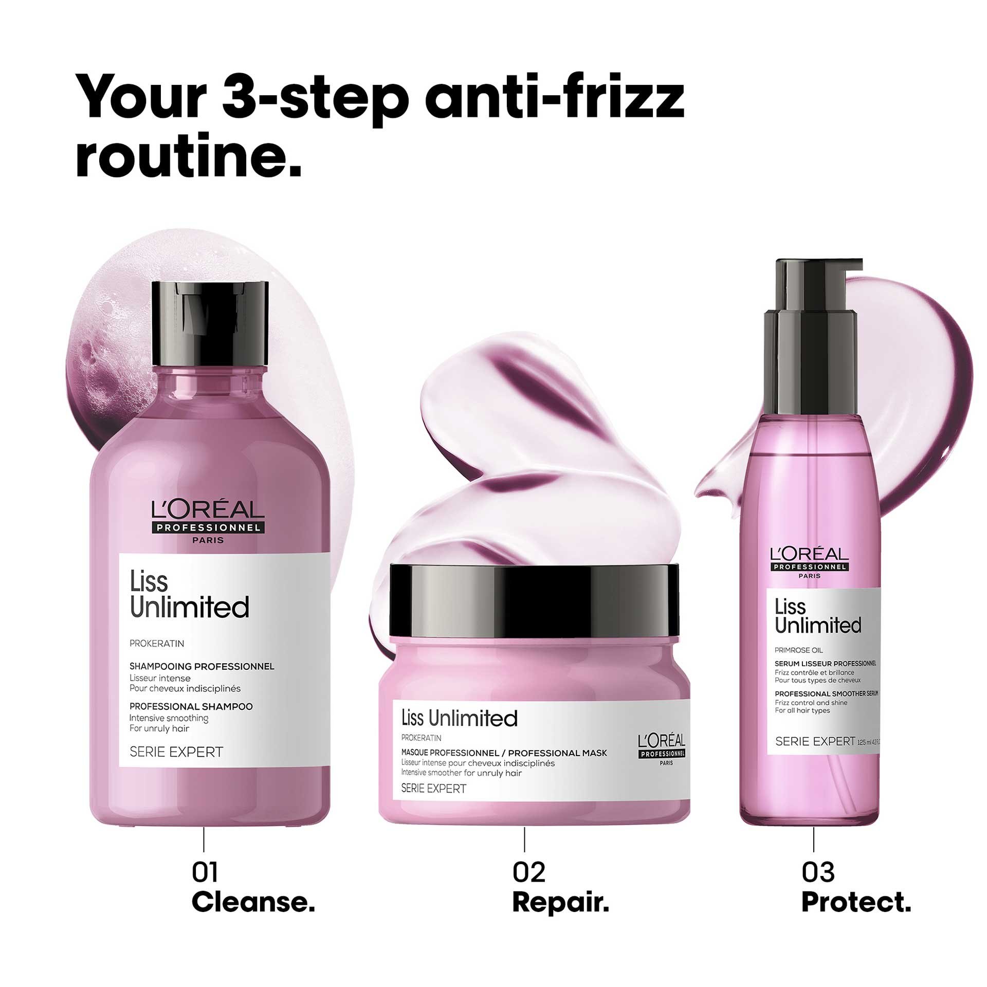 Liss Unlimited 3-step routine