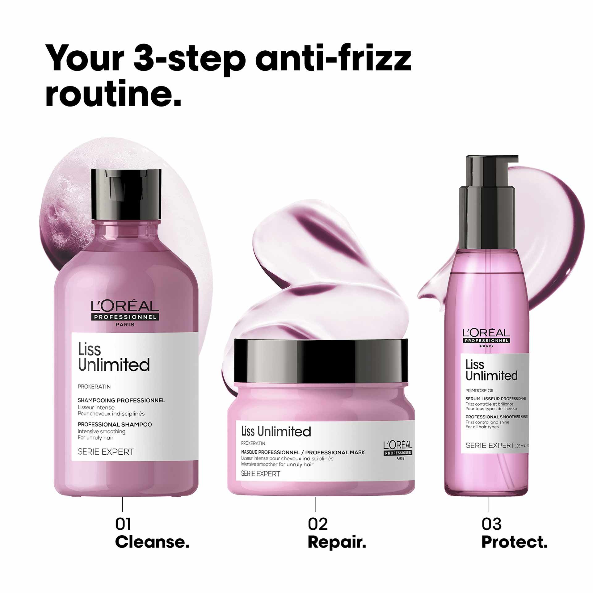 Liss Unlimited frizz-free routine