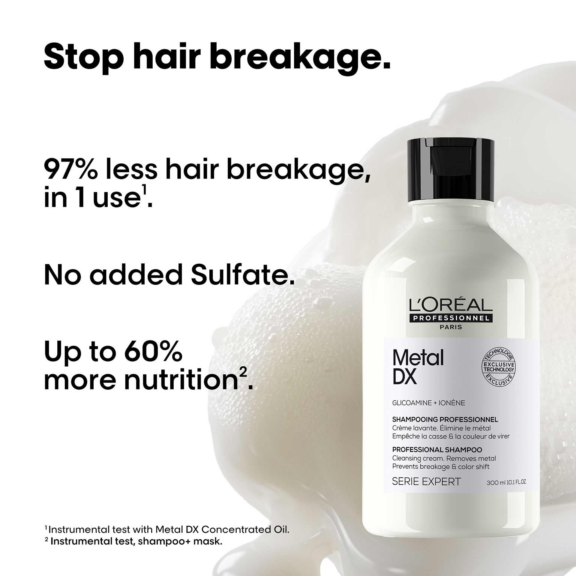 Metal DX for hair breakage
