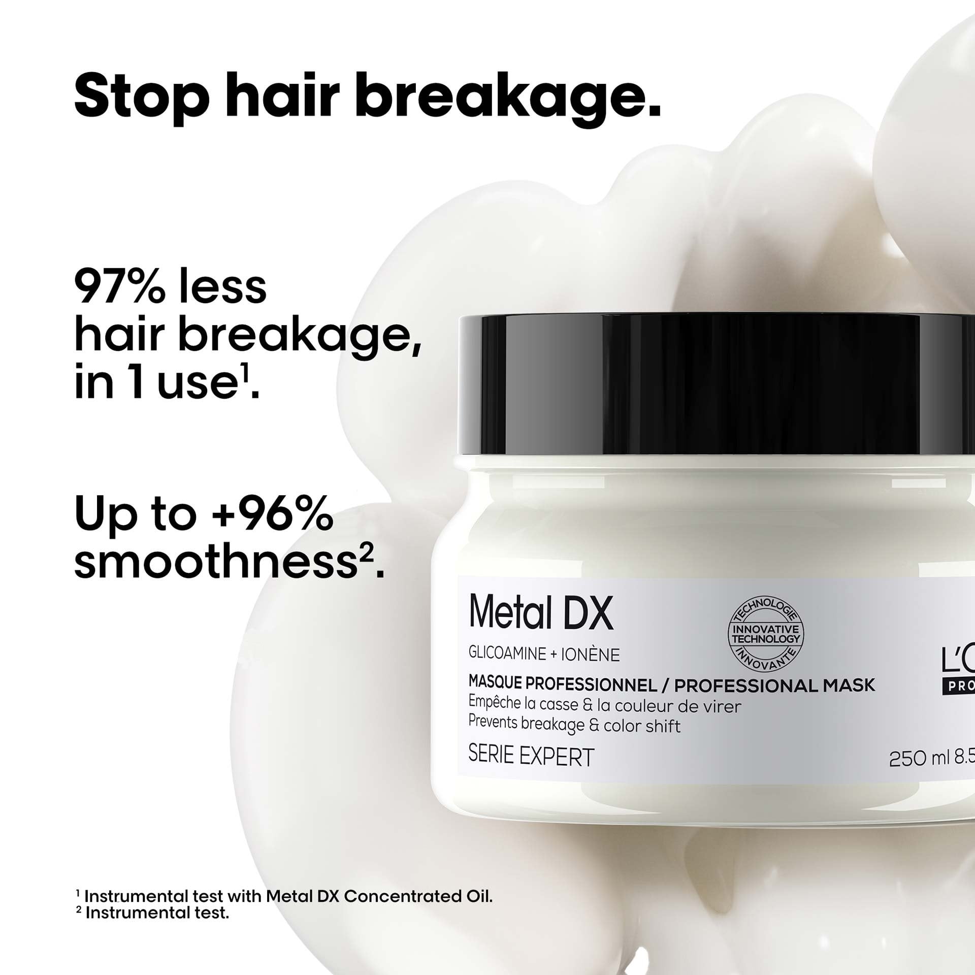 Stop hair breakage with Metal DX