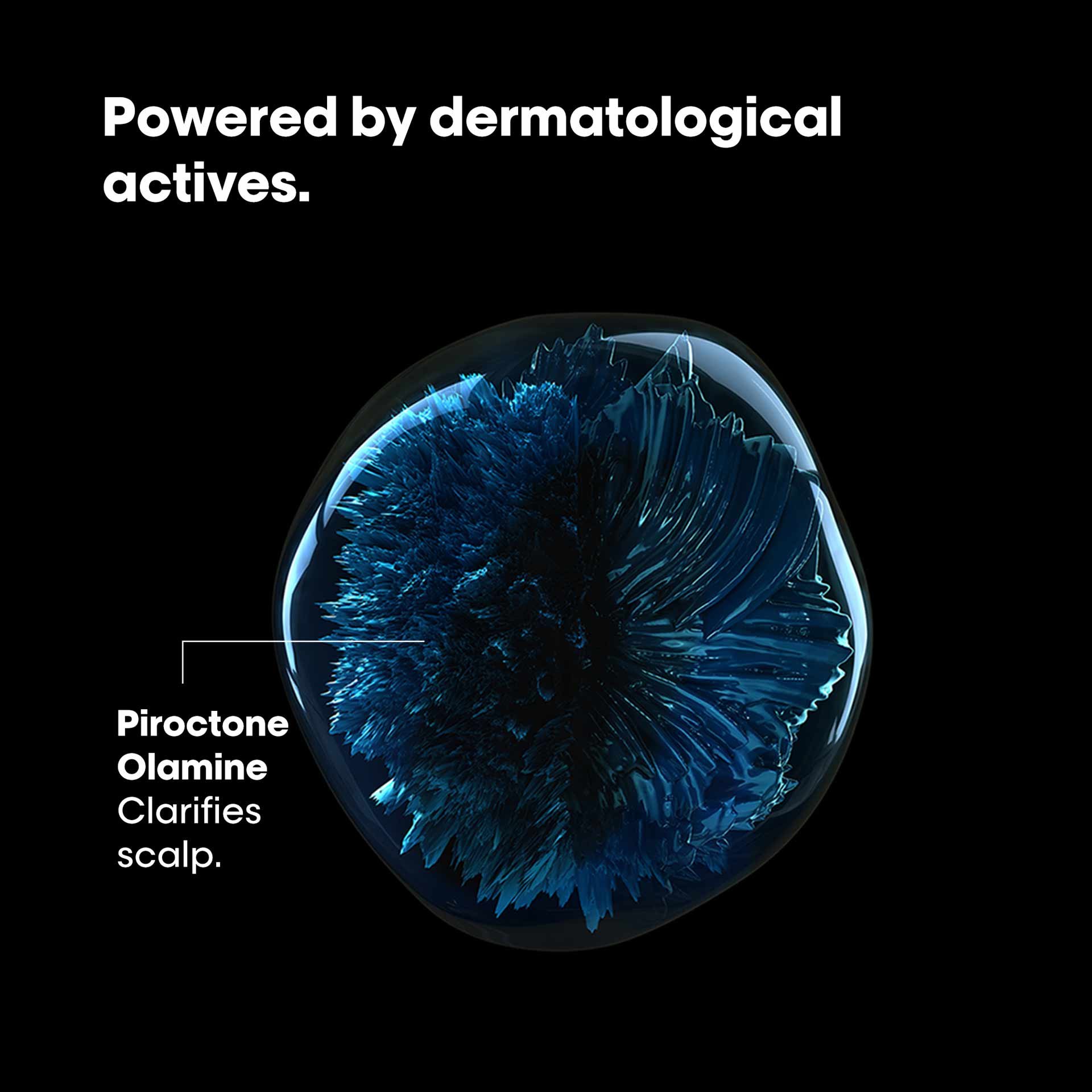 Anti-dandruff shampoo for scalp clarification