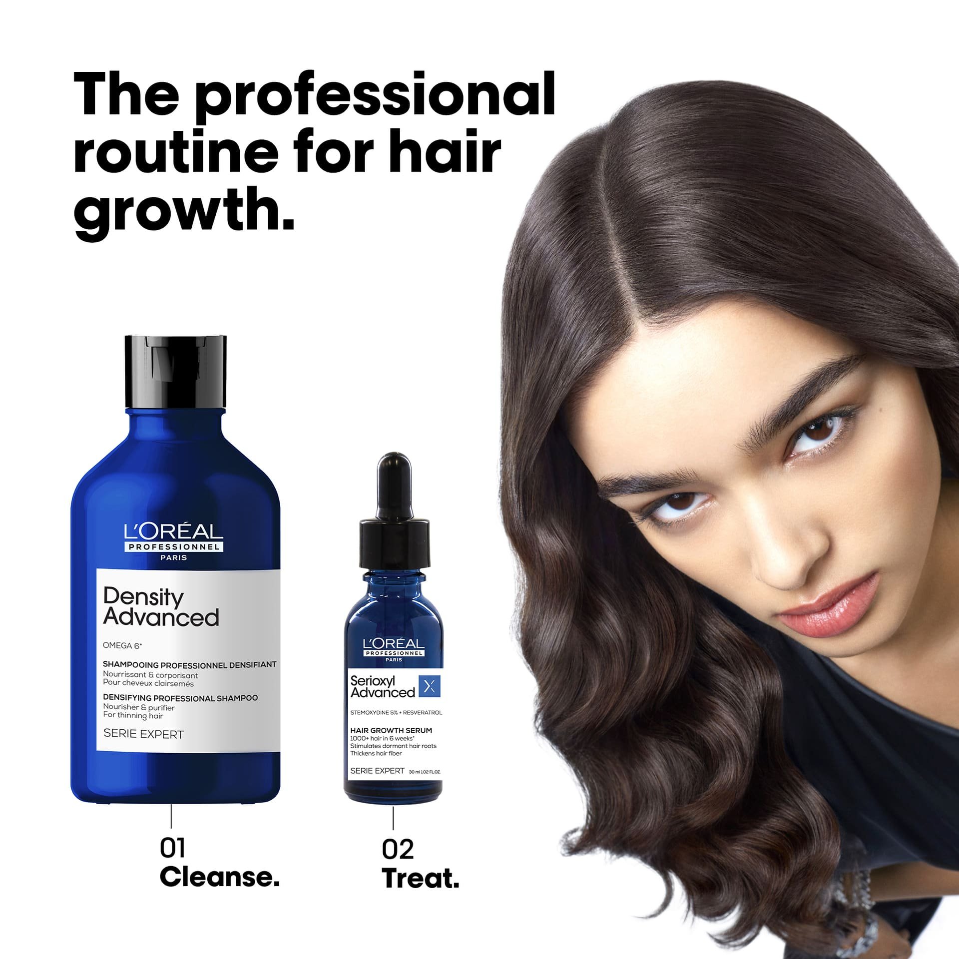 Professional Hair Growth Routine with Hair Growth Serum