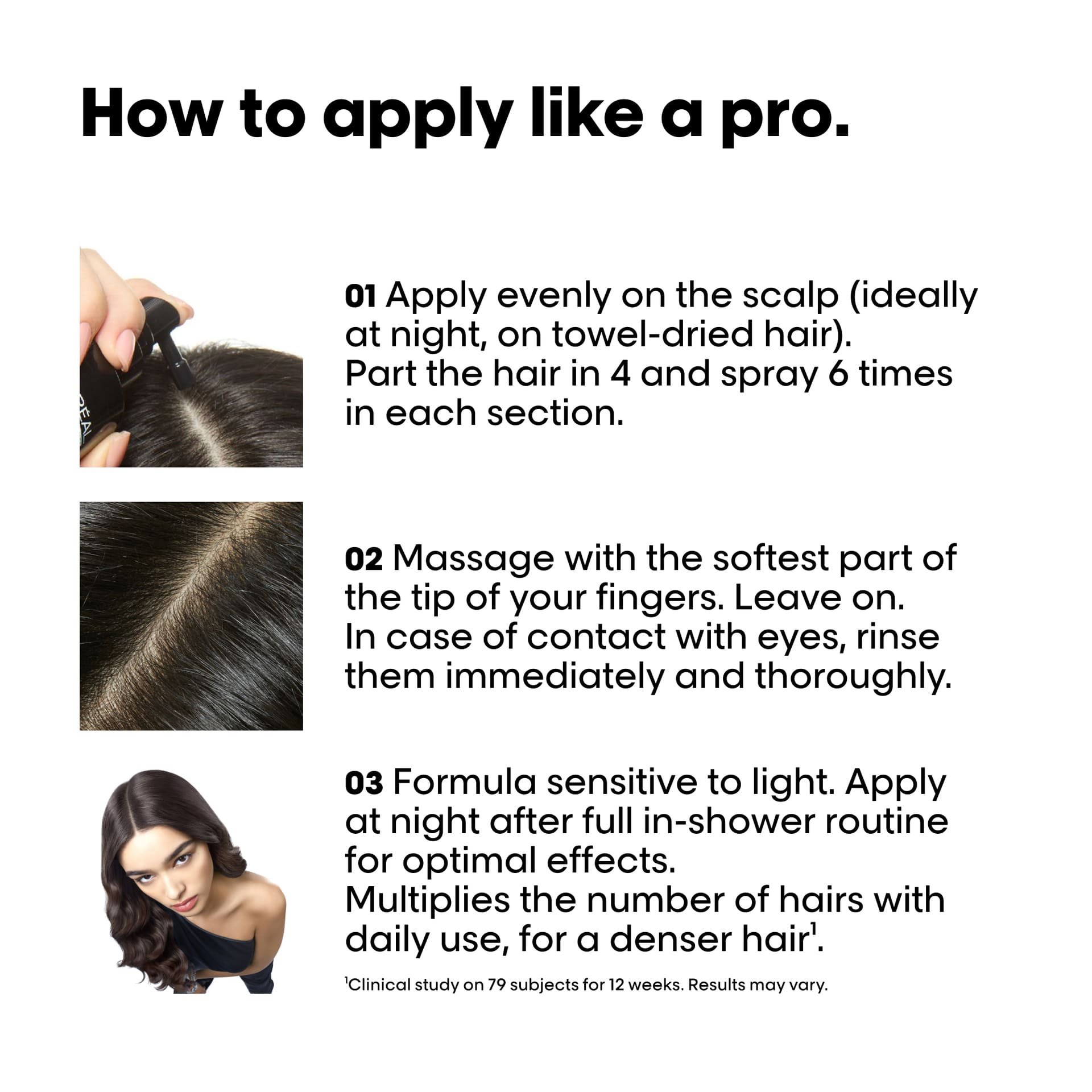 How to use Serioxyl Advanced Hair Growth Serum