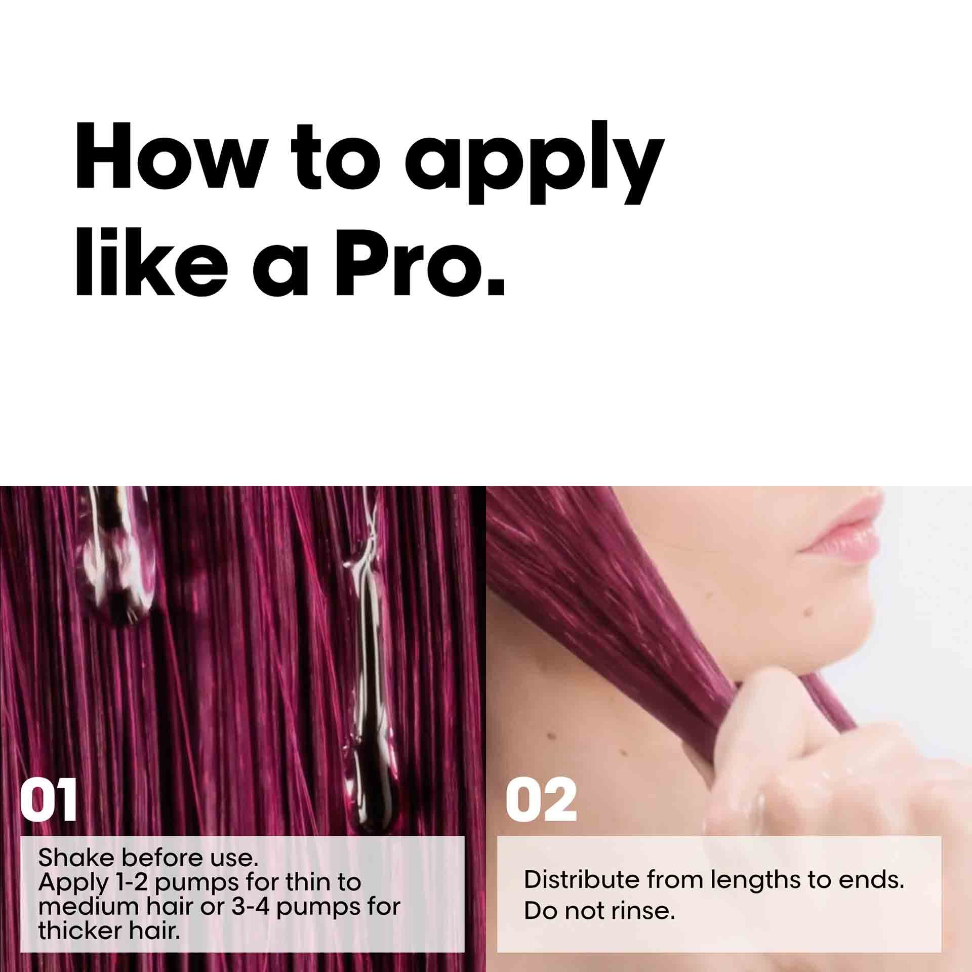 How to use Vitamino Color Spectrum Hair Serum for Colored Hair