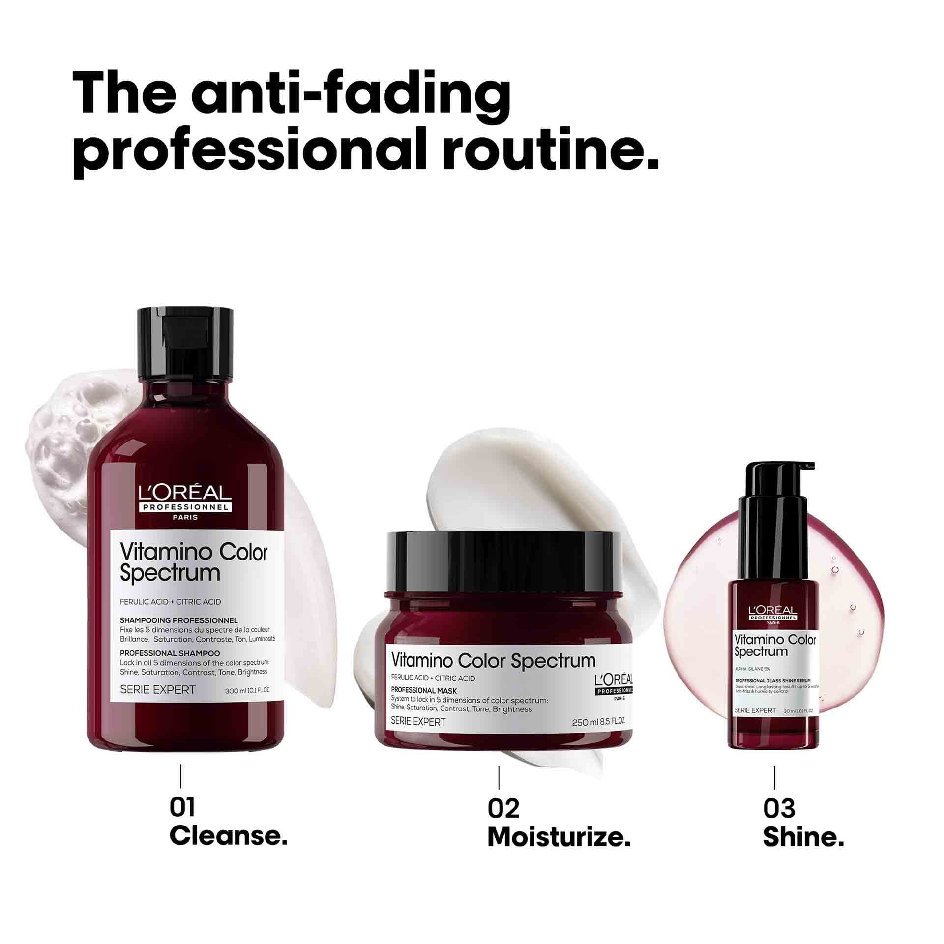 Vitamino Color Spectrum Color Care Routine with Shampoo