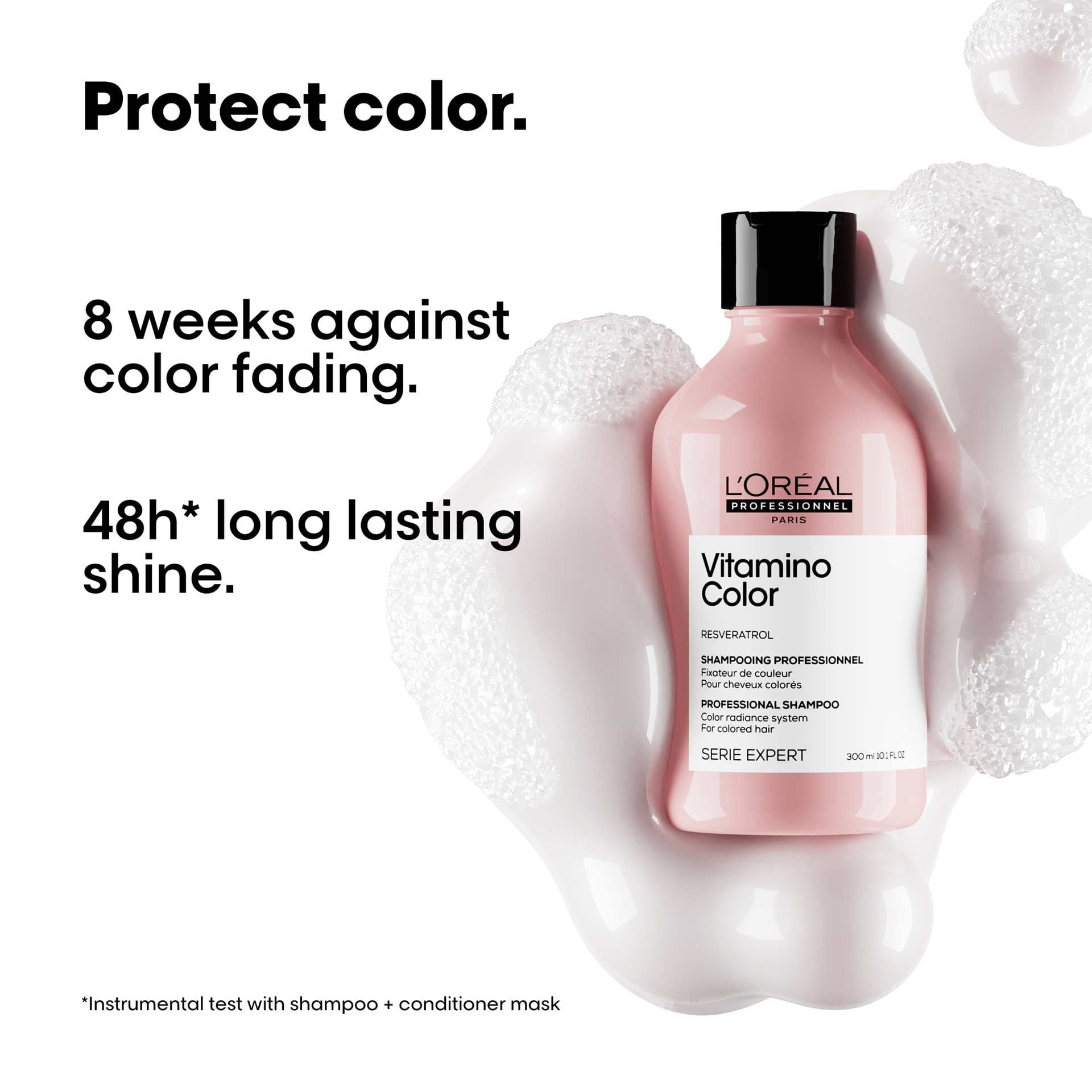 Vitamino Color shampoo to protect color