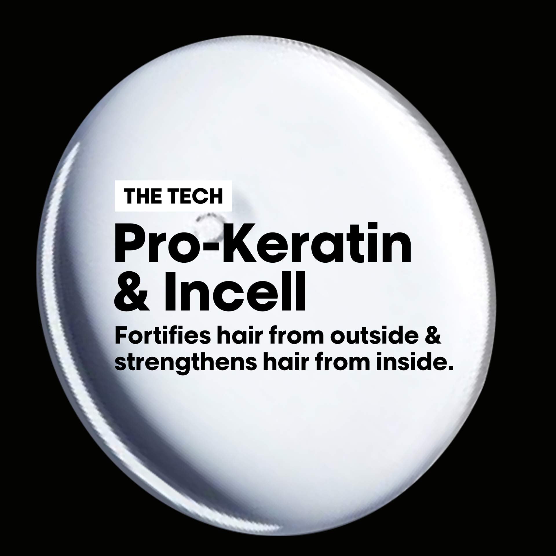 Serum infused with pro-keratin