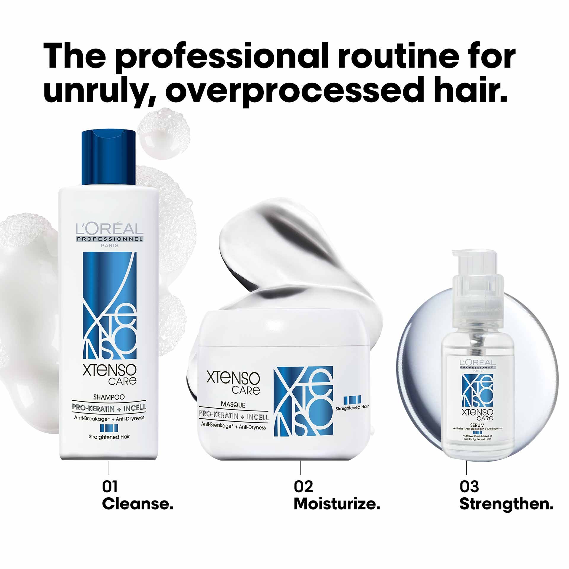 Xtenso Care routine for processed hair